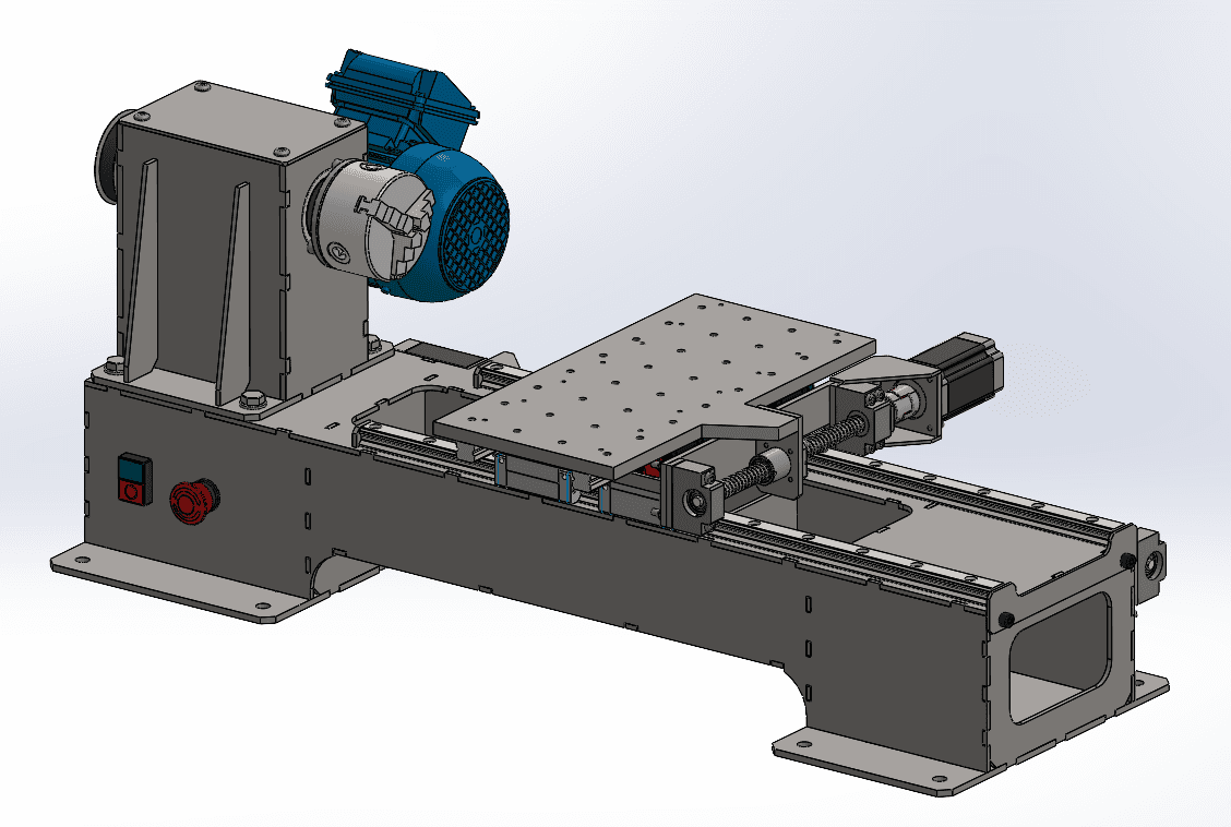 TORNO CNC - ARQUIVOS PARA FABRICAÇÃO - PROJETO — foto 1